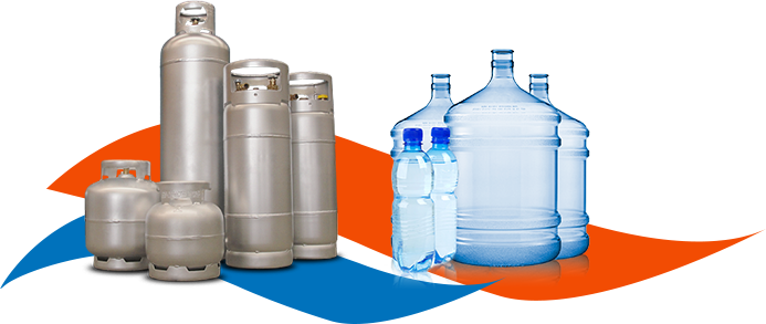 Gás de cozinha e Água mineral